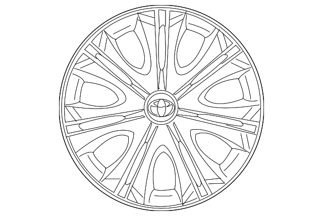 42621-02090 Деталь WHEEL COVER