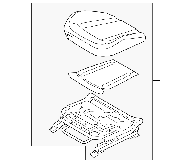88203-2T230AL9 Деталь CUSHION ASSY