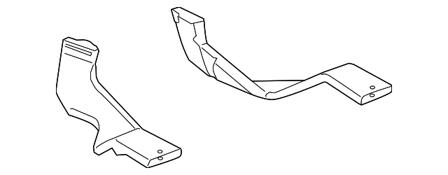 10396903 Деталь FLOOR DUCT, LEFT