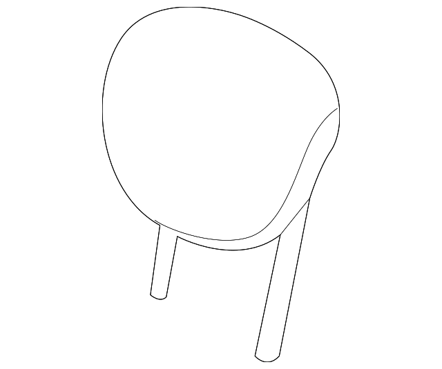 86430-9MB0A Деталь HEADREST, RIGHT