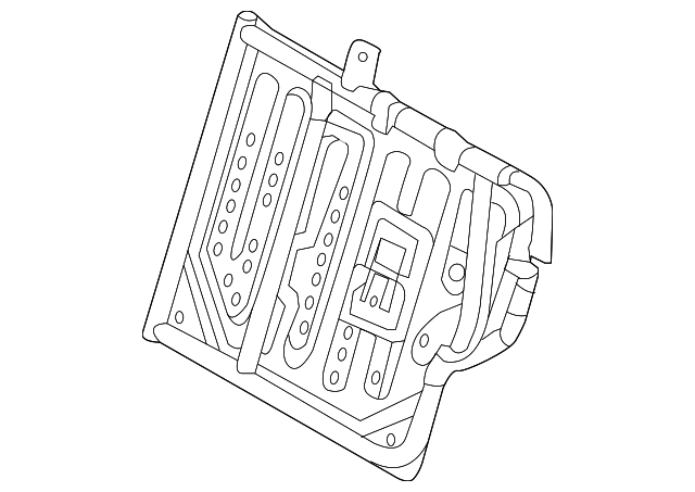 88651-3VM1A Деталь SEAT BACK FRAME, LEFT