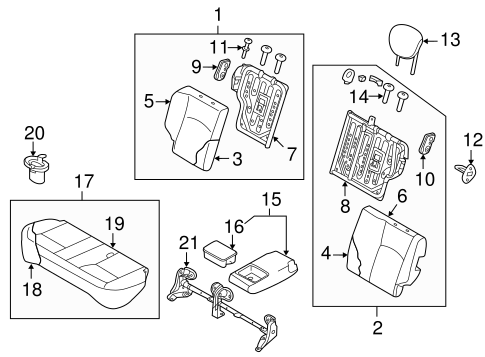 Versa Note REAR SEAT