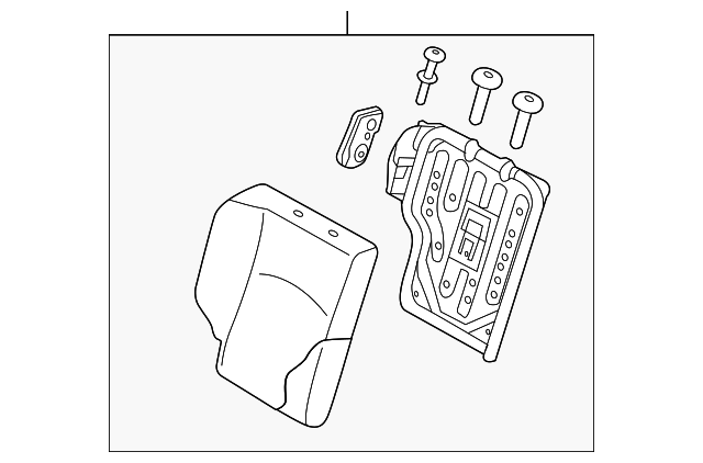 88600-3VM1A Деталь SEAT BACK ASSY, RIGHT