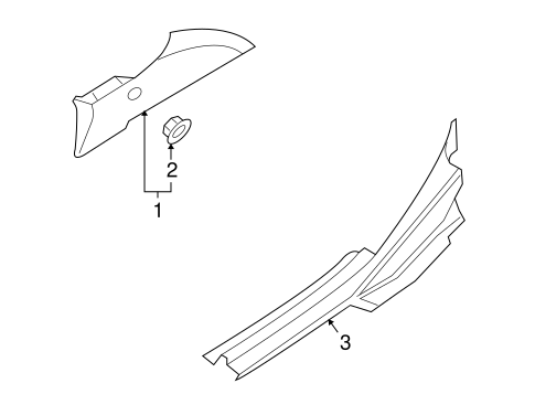 Amanti INTERIOR TRIM - QUARTER PANELS