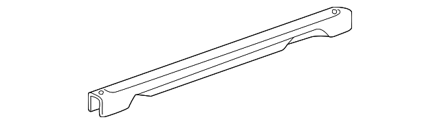 12377400 Деталь REAR CROSS SILL