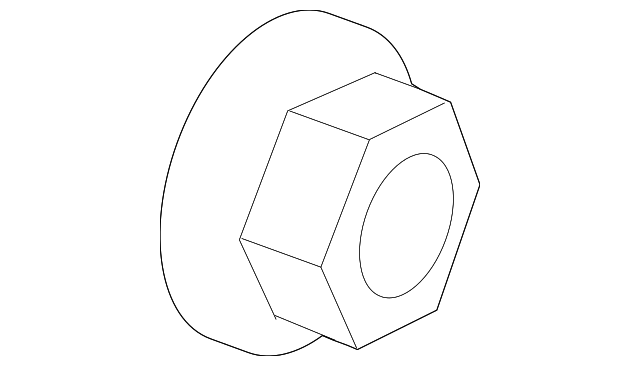 6502835 LOWER CNTRL ARM NUT, RIGHT