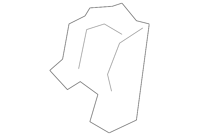 668521LA0A Деталь AIR INLET COVER