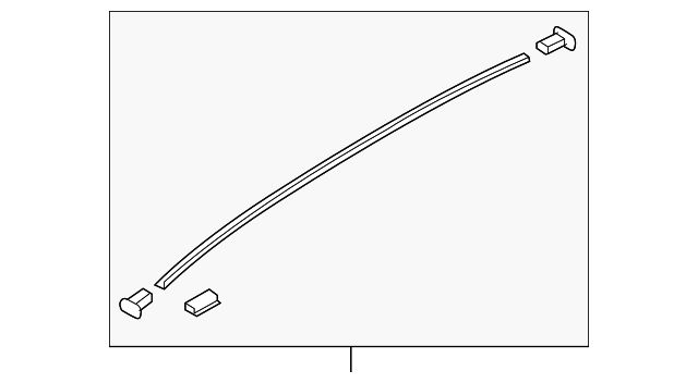 GK2A-50-9H0C Деталь ROOF MOLDING, RIGHT