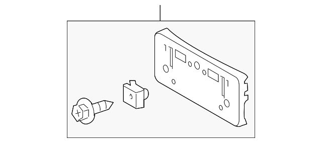 52114-53270 Деталь LICENSE BRACKET