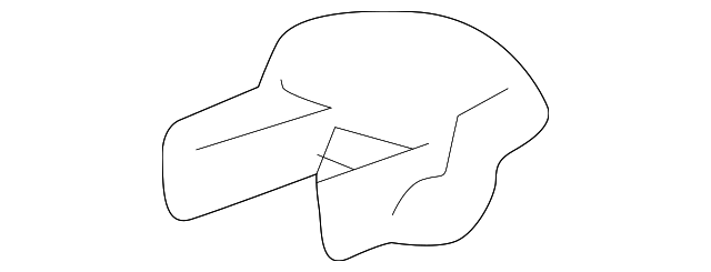 72137-0C160-B0 Деталь TRACK END COVER, RIGHT