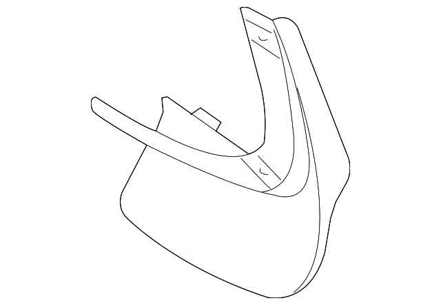 86821-FD010 Деталь MUD GUARD, LEFT