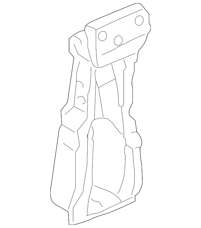 1Y0-809-223-D Деталь INNER PILLAR, LEFT