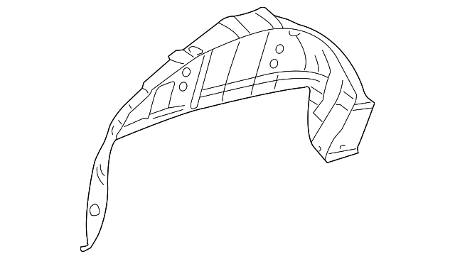 1Y0-809-851-G Деталь INNER WHEELHOUSE, LEFT