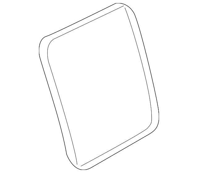 15281061 Деталь FIXED GLASS, LEFT