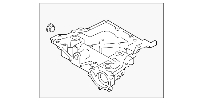 SU003-00119 Деталь UPPER OIL PAN