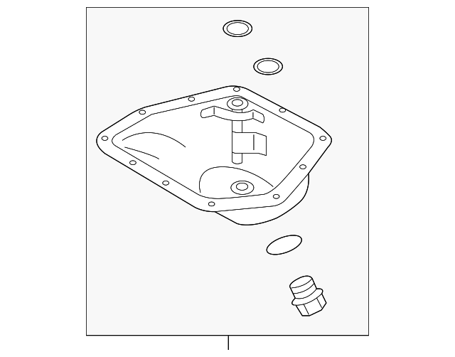 SU003-06067 Деталь LOWER OIL PAN