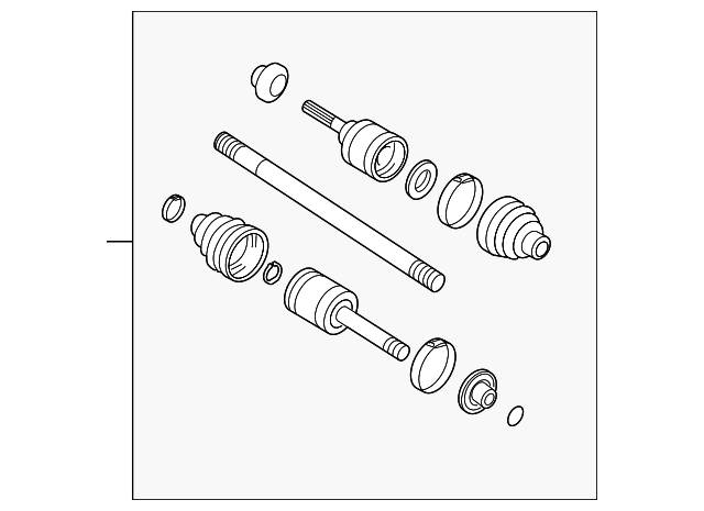 4L1Z-4K139-AC AXLE ASSY