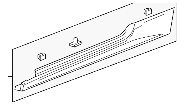 20835135 ROCKER MOLDING, LEFT
