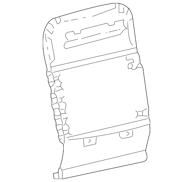12381987 Деталь SEAT BACK PANEL