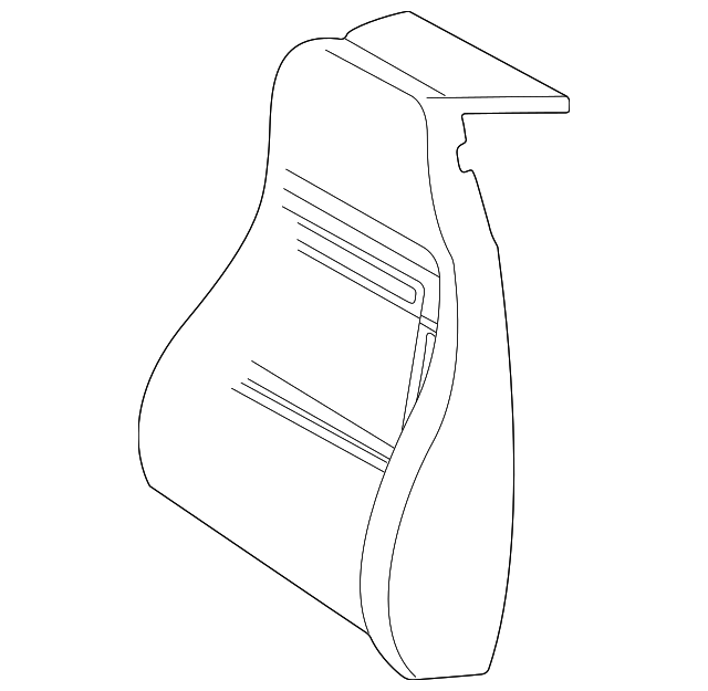 16739035 Деталь SEAT BACK PAD, LEFT