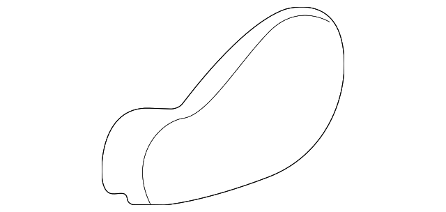 16799270 Деталь RECLINE COVER, RIGHT