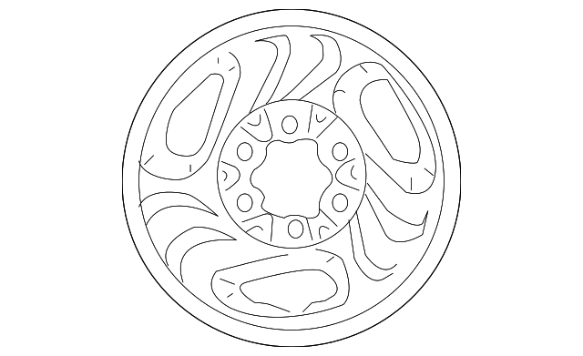 42611-0C010 Деталь WHEEL, ALLOY