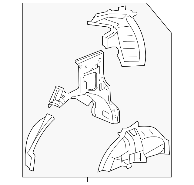64300-SWA-405ZZ Деталь PANEL, R. RR. INSIDE