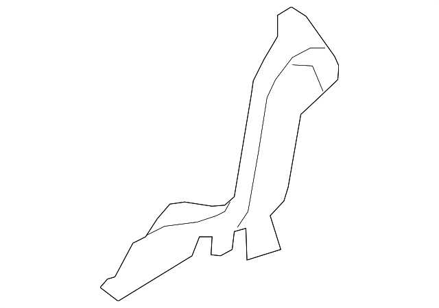 GS3L-61-157 Деталь OUTER DUCT, LEFT