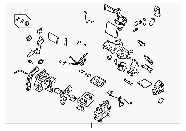 GS3L-61-130G Деталь AC & HEATER ASSY
