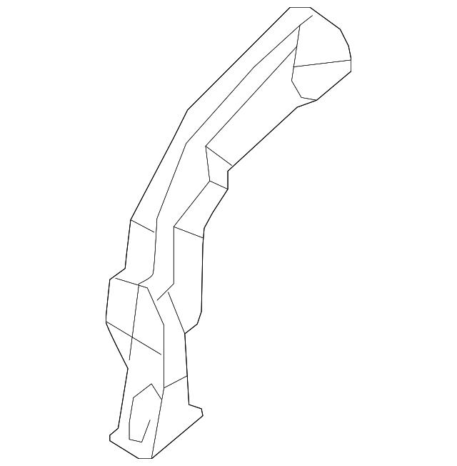 GS3L-61-158 Деталь OUTER DUCT, RIGHT