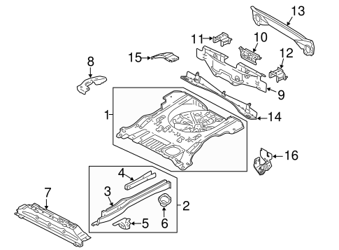 Escape REAR FLOOR & RAILS