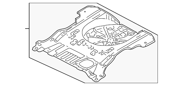 YL8Z7811215AA Деталь REAR FLOOR PAN