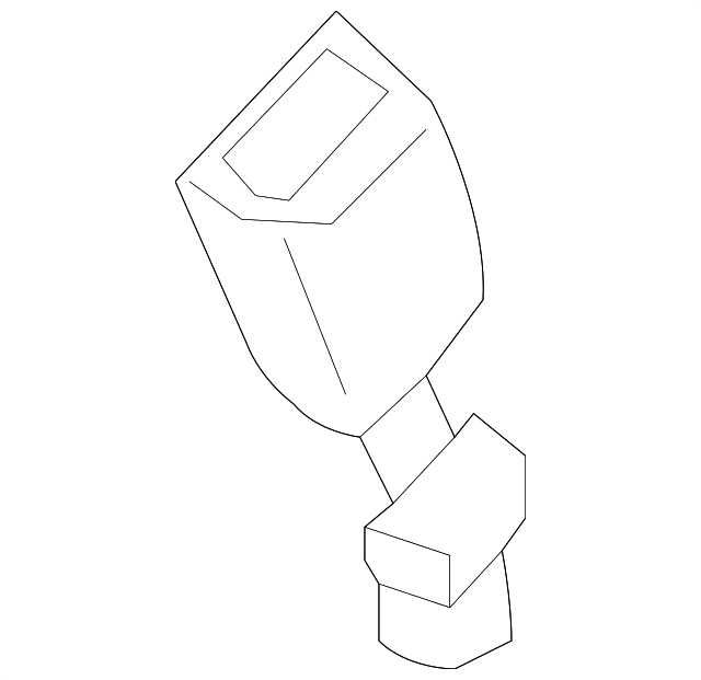 89840-A9530GBU Деталь OUTER BUCKLE, RIGHT