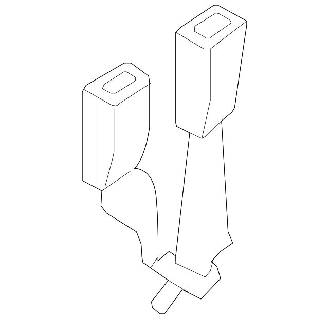 89830-A9530DAA Деталь OUTER BUCKLE, LEFT