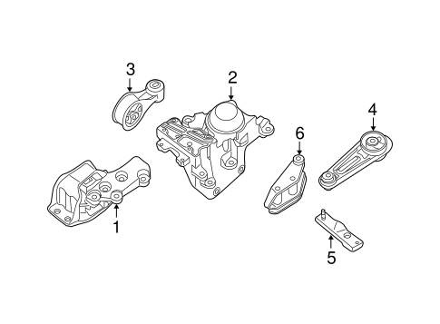 Sentra ENGINE & TRANS MOUNTING