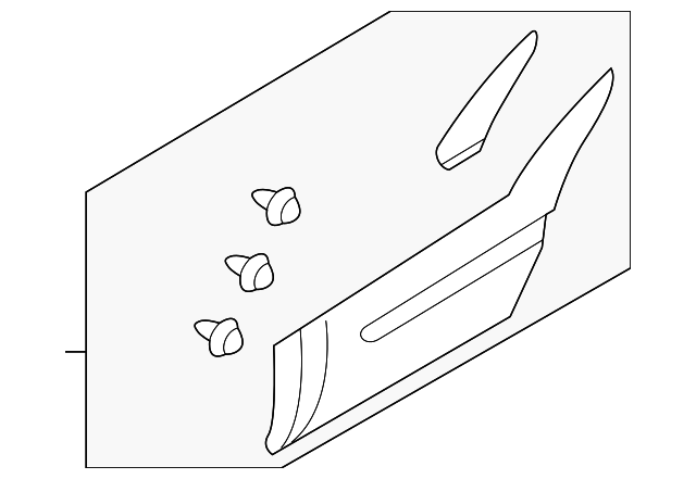 91112AE42ANN Деталь SIDE MOLDING, RIGHT
