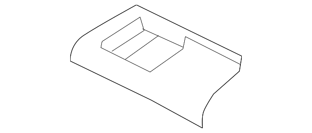 BB5Z-78312A29-AD Деталь QTR TRIM PANEL LOWER COVER, LEFT