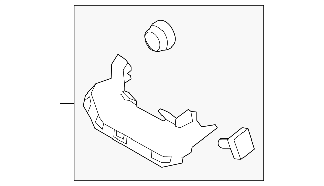 BB5Z-7831005-AB Деталь PILLAR TRIM, LEFT