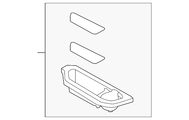 BB5Z-7813560-AB Деталь CUP HOLDER, LEFT