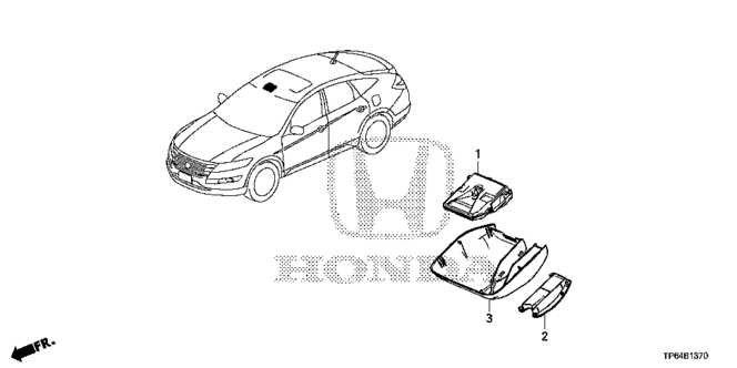 ELECTRICAL / EXHAUST / HEATER / FUEL/CAMERA (FCW/LDW) for 2013 Honda CROSSTOUR #1