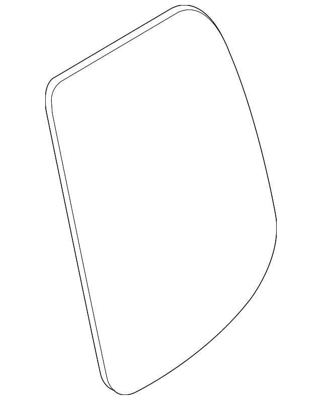 8450382Z00 Деталь DOOR GLASS, RIGHT