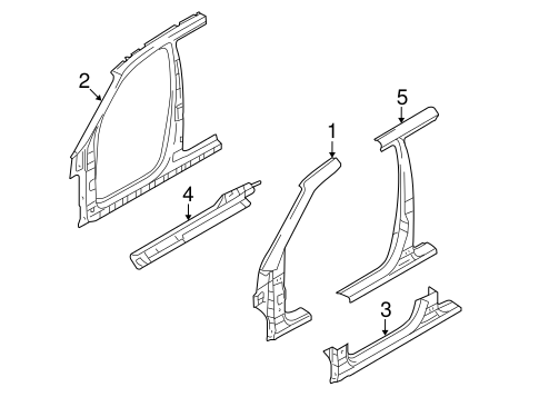 Sportage CENTER PILLAR