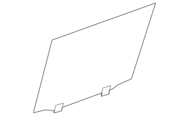 7B0-845-301-A Деталь DOOR GLASS, LEFT