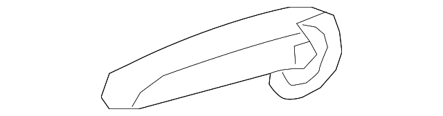 81621-SNA-A02ZF Деталь HANDLE, L. HEIGHT ADJUSTER *G64L* (OLIVE