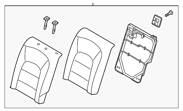 89300-A7500K3E Деталь SEAT BACK ASSY