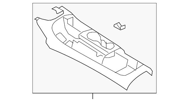 420-863-242-6PS Деталь REAR CONSOLE