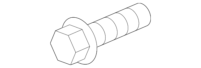 -W711119-S439 Деталь UPPER HINGE BOLT, LEFT