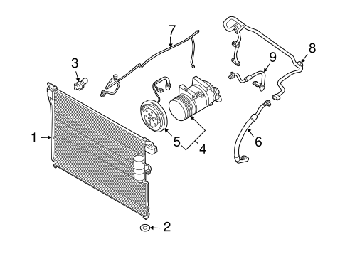 Equator CONDENSER, COMPRESSOR & LINES