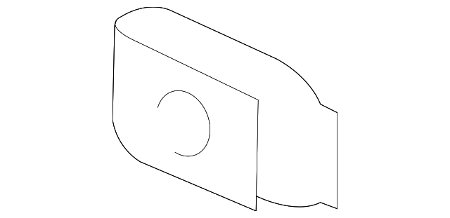 -W709367-S438 Деталь BUMPER GRILLE CLIP, RIGHT