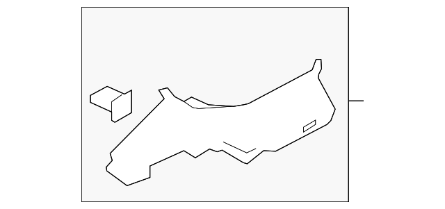 CJ5Z-7831010-AB REAR TRIM, RIGHT